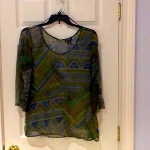 Multi Color Lucky Brand Blouse